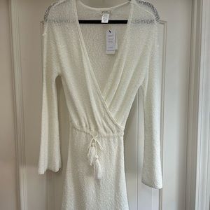 NWT L*space cream topanga coverup size small